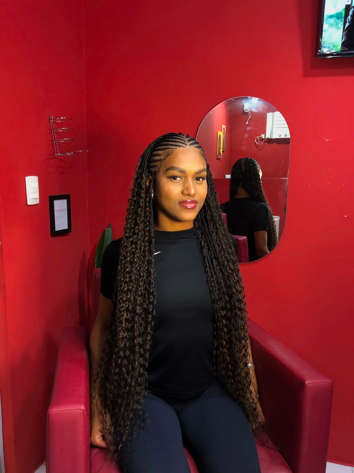 Knotless braids
